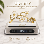 Ulverino™ Gilded Blossom Branch Sculptural Napkin Holder