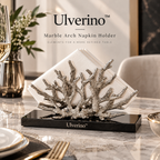 Ulverino™ Silver Coral Reef Sculptural Napkin Holder