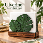 Ulverino™ Verdant Monstera Sculptural Napkin Holder