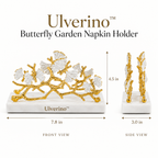 Ulverino™ Gilded Butterfly Garden Sculptural Napkin Holder