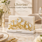 Ulverino™ Gilded Butterfly Garden Sculptural Napkin Holder