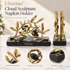 Ulverino™ Gilded Olive Grove Sculptural Napkin Holder