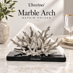 Ulverino™ Silver Coral Reef Sculptural Napkin Holder
