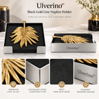 Ulverino™ Gilded Palm Crest Napkin Holder