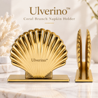 Ulverino™ Gilded Scallop Sculptural Napkin Holder