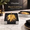 Ulverino™ Gilded Palm Crest Napkin Holder