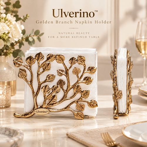 Ulverino™ Gilded Arbor Branch Sculptural Napkin Holder